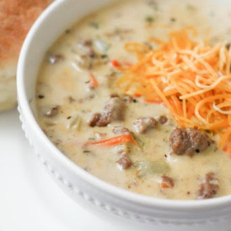 Cheese Burger Soup